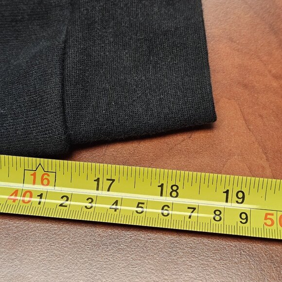 Burberry Long Sleeve Pullover Front Snap Pockets Relaxed Fit Crewneck Bk Sz S - Picture 14 of 16